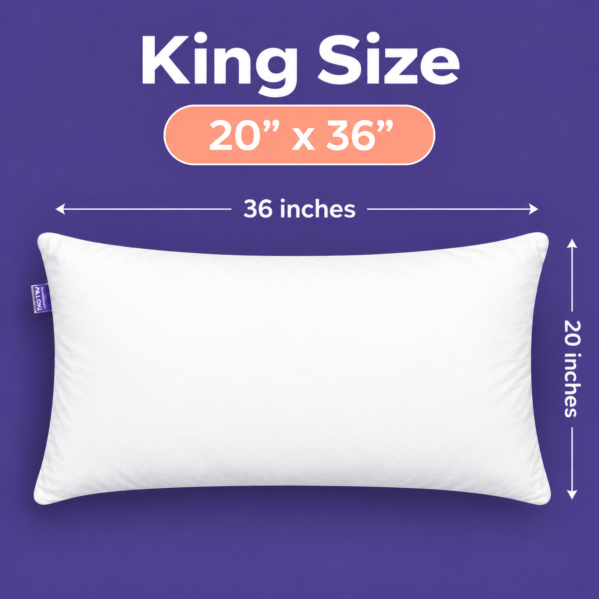 King / Cal King Mellow Hotel CloudShield Down Alternative Pillow