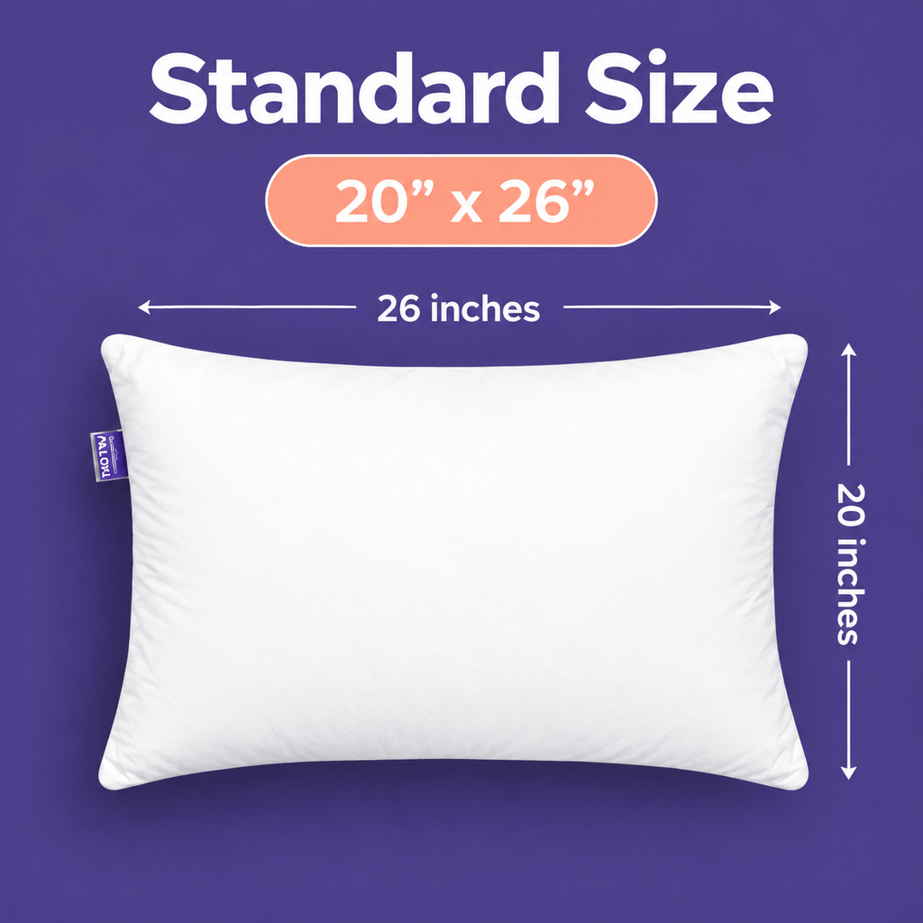 Mellow Standard pillow 20 by 26 inches