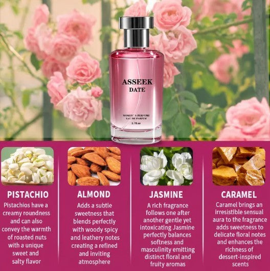 ASSEEK DATE | Eau De Parfum| Long Lasting Vanilla Caramel Women's Perfume