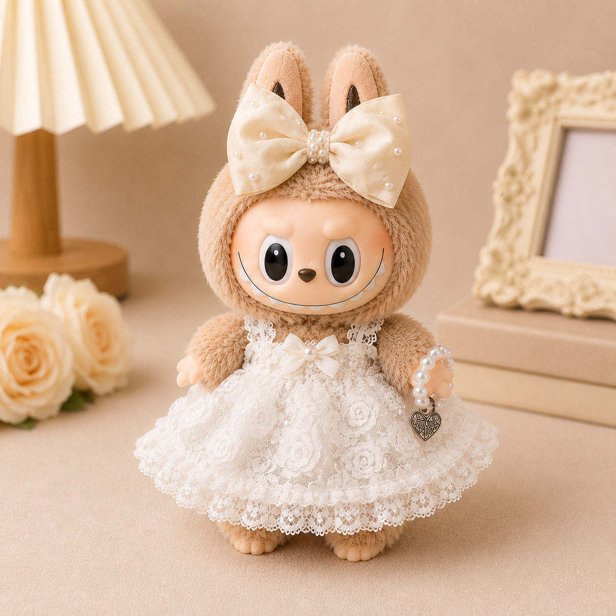Fancy Dresses for Labubu Pack of 3 | 17cm Doll Clothes (DOLL NOT INCLUDED)