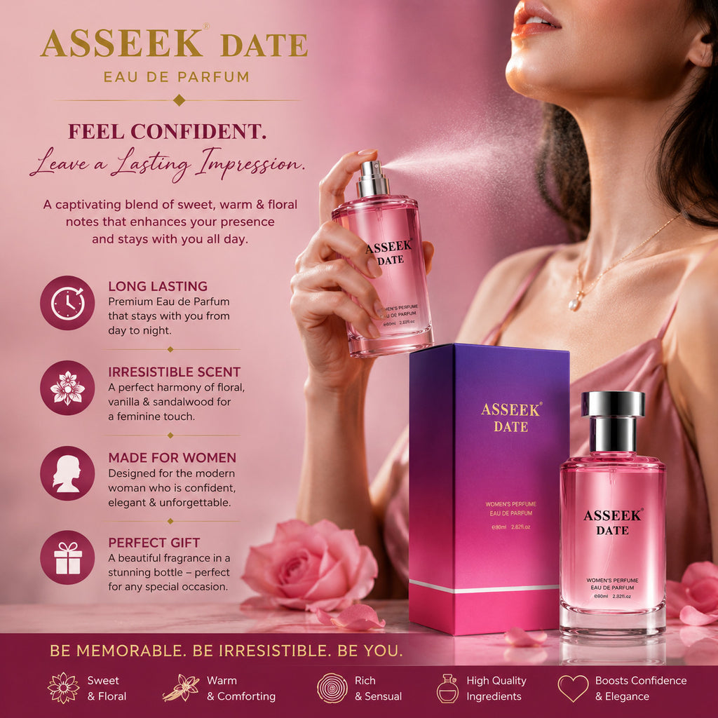 ASSEEK DATE & Bellavita Honey Oud Eau De Parfum Perfume Choose 1 or Combo
