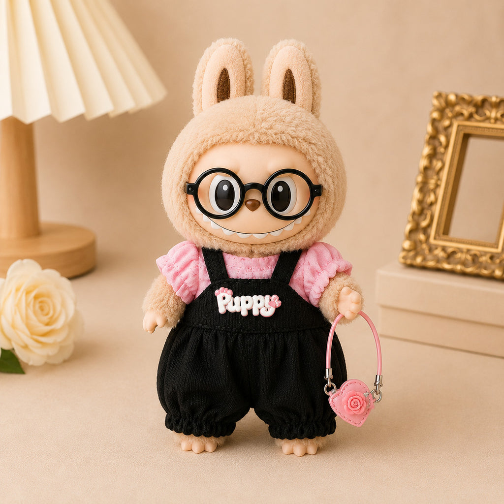 Overalls for Labubu Pack of 3 | 17cm Doll Clothes (DOLL NOT INCLUDED)