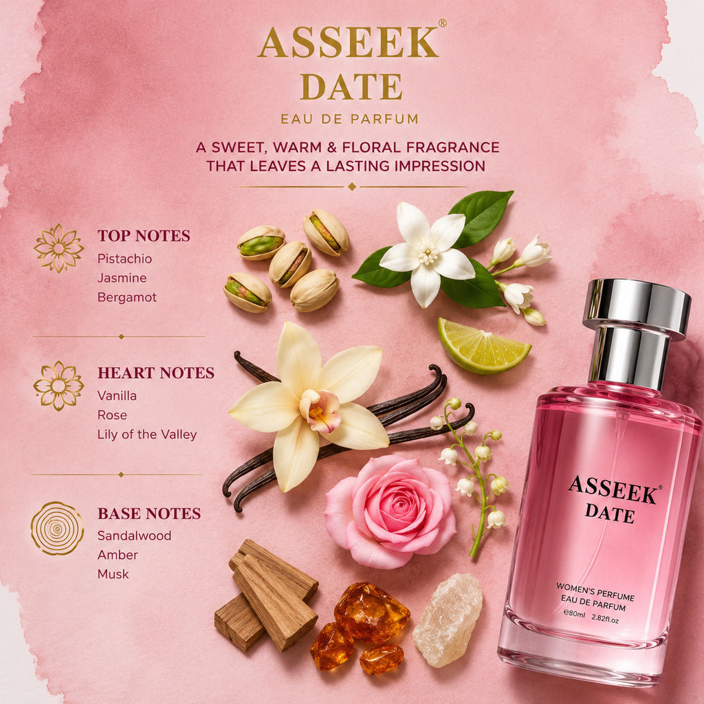 ASSEEK DATE & Bellavita Honey Oud Eau De Parfum Perfume Choose 1 or Combo