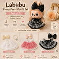Fancy Dresses for Labubu Pack of 3 | 17cm Doll Clothes (DOLL NOT INCLUDED)