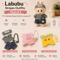 Striped Outfits for Labubu Pack of 3 | 17cm Doll Clothes (DOLL NOT INCLUDED)