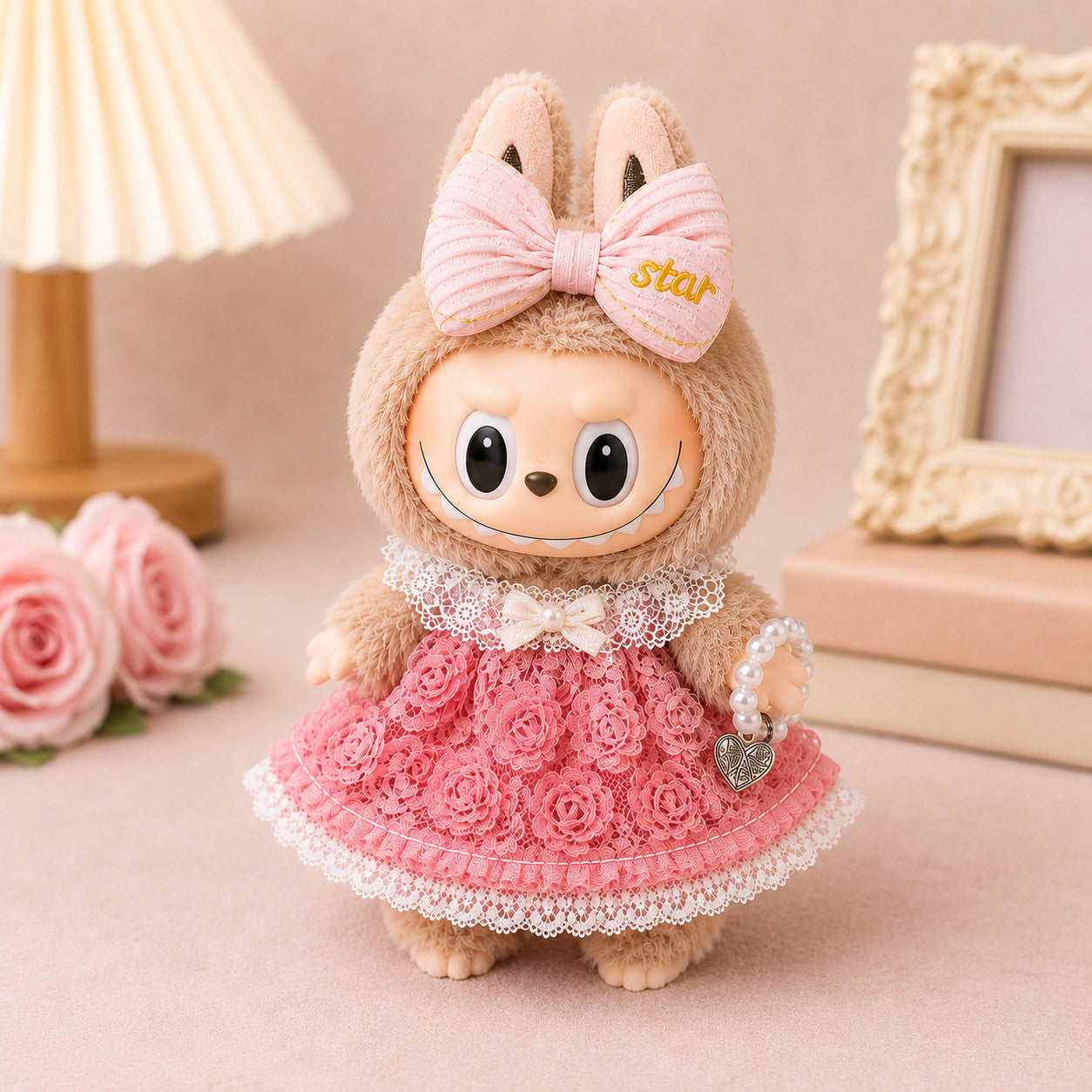 Fancy Dresses for Labubu Pack of 3 | 17cm Doll Clothes (DOLL NOT INCLUDED)