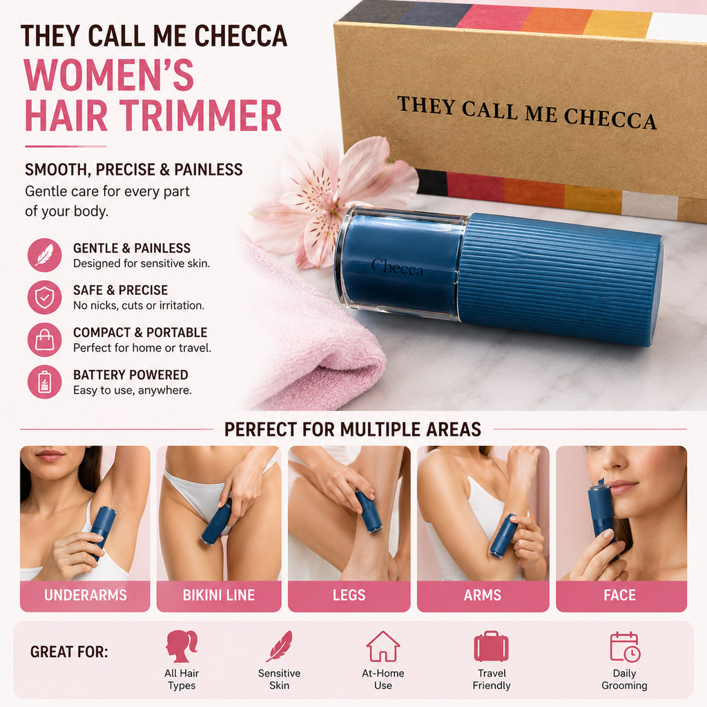 Checca Mini Hair Trimmer - Blue