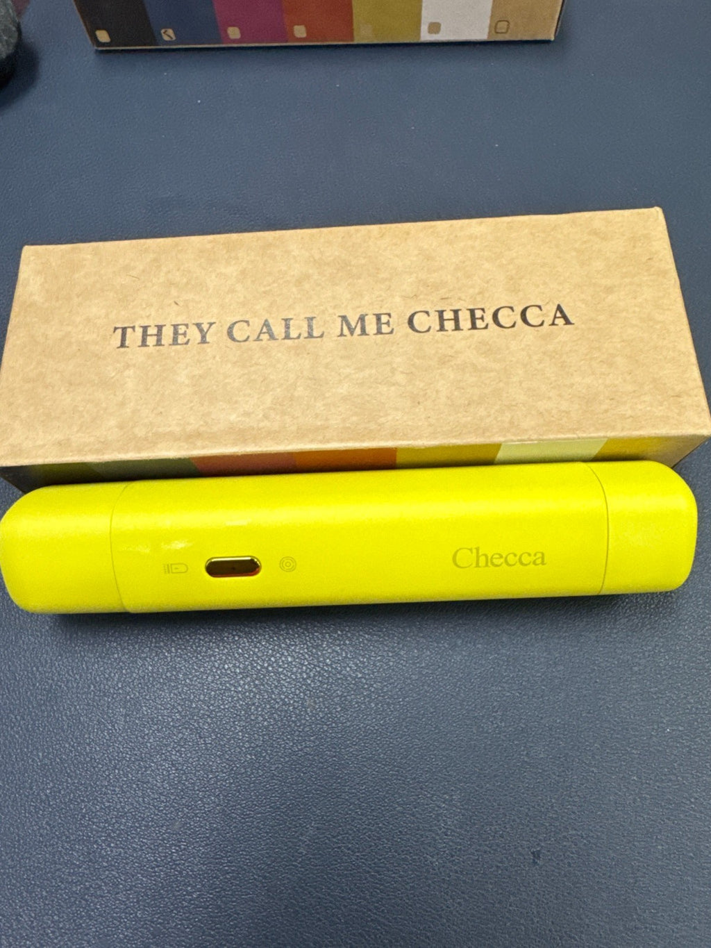 Checca Rechargeable Women's Hair Trimmer Yellow Facial Body Hair Removal USB-C