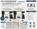 Slendertone Replacement Abdominal Toning Gel Pads – 2 Pack Set | See Dates