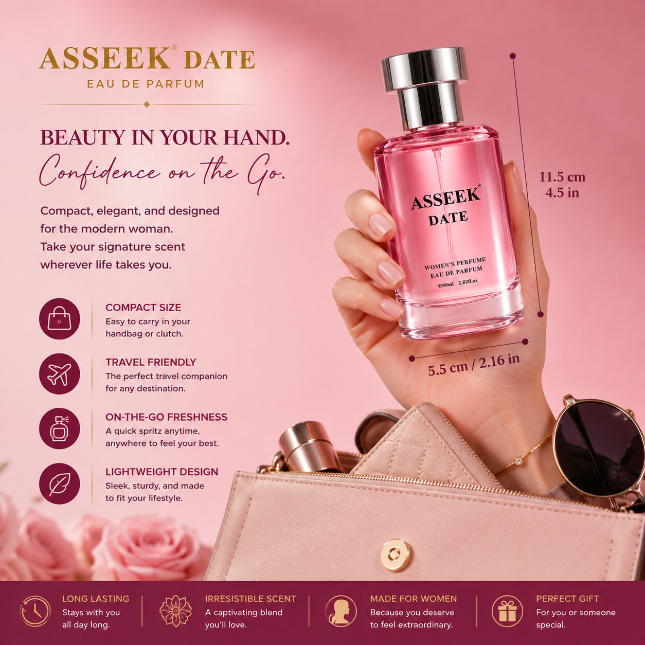 ASSEEK DATE & Bellavita Honey Oud Eau De Parfum Perfume Choose 1 or Combo