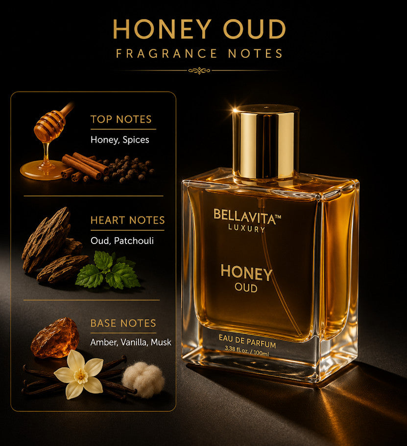 ASSEEK DATE & Bellavita Honey Oud Eau De Parfum Perfume Choose 1 or Combo