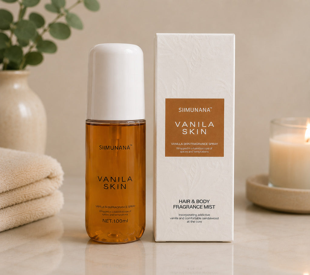 SIIMUNANA - Lot of 2 | Heavy Cream & Vanilla Skin - Hair and Body Spray 100 ML