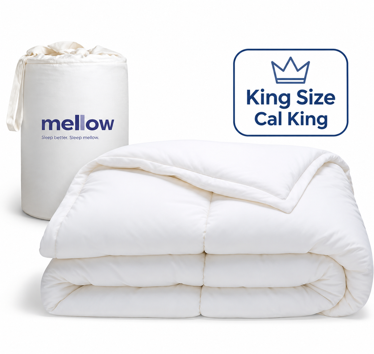 Mellow Temperature Control Comforter – King Size, All Season, Washable