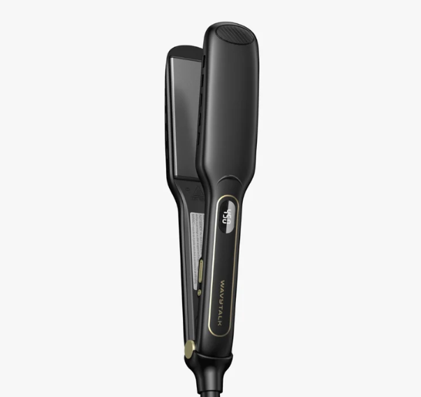 WAVYTALK Vent Sesh Wide Flat Iron – Black Hair Straightener